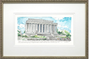 The Lincoln Memorial frame