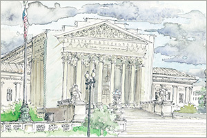 The Supreme Court print by MEMullin