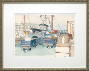 Between Trips, The Boston Fish Pier frame