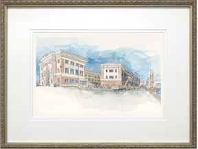 The Exchange, Boston Fish Pier frame