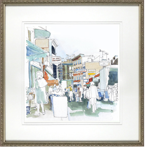 Market Day, North End Boston frame