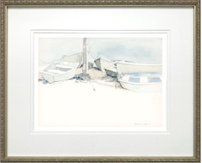 Dinghies at Low Tide frame