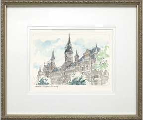 Healey Hall, Georgetown University frame