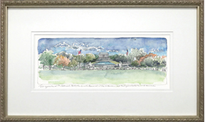 The National Mall, WII Memorial to the Lincoln Memorial frame