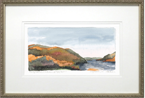 Late Fall Day on the Hudson frame