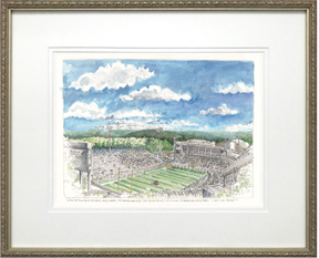 Mitchie Stadium, West Point frame