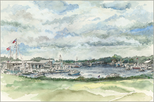 Crosby Boat Yard by MEMullin