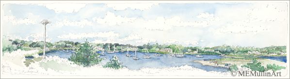 East Bay, Osterville print by MEMullinArt