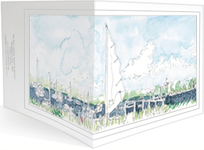 The Laser wraparound notecard by MEMullin