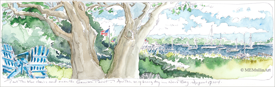 MEMullinArt - Flags Over West Bay