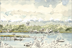 MEMullinArt - Tim's Cove, to Cotuit