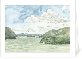 ME MullinArt -- The Hudson River from Trophy Point