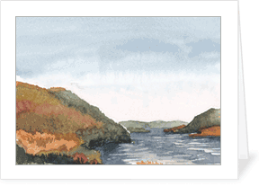 MEMullinArt -- Late day on the Hudson
