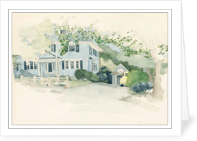 MEMullinArt - 7 Arlington Road Notecard