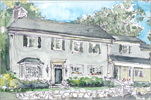 The Big House print  by MEMullin