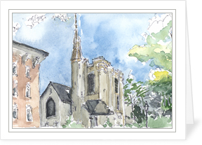 MEMullinArt - St. Lawrence University Notecard