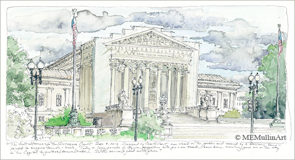 The Supreme Court print by MEMullin