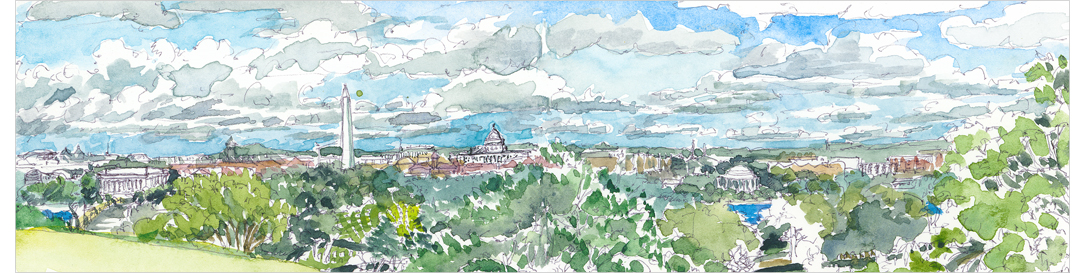 View from Arlington National Cemetery