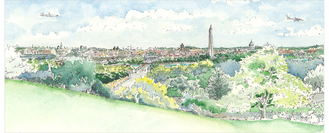 The View from Arlington House