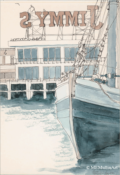 MEMullinArt - Jimmy's Harborside