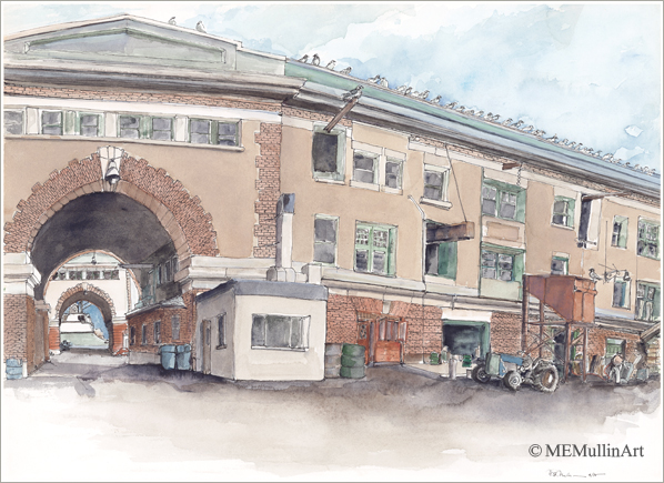 MEMullinArt - Southeast Wall, The Boston Fish Pier