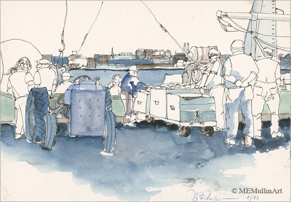 MEMullinArt - Unloading the Catch