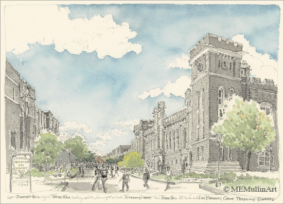 MEMullinArt - Thayer Walk print