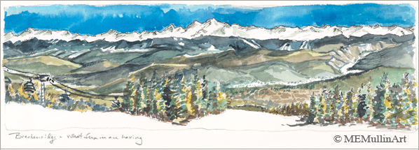 MEMullinArt - Breckenridge by Mary Mullin
