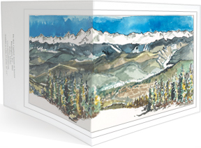Breckenridge wraparound card by Mary Mullin
