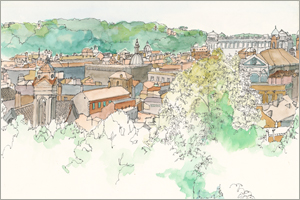 Roman Overlook by MEMullin