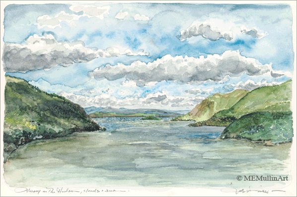 MEMullinArt -- Midday on the Hudson