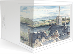 MEMullinArt -- Above the Catholic Chapel